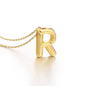 Colar 3D com Iniciais - Banhado em Ouro 18K