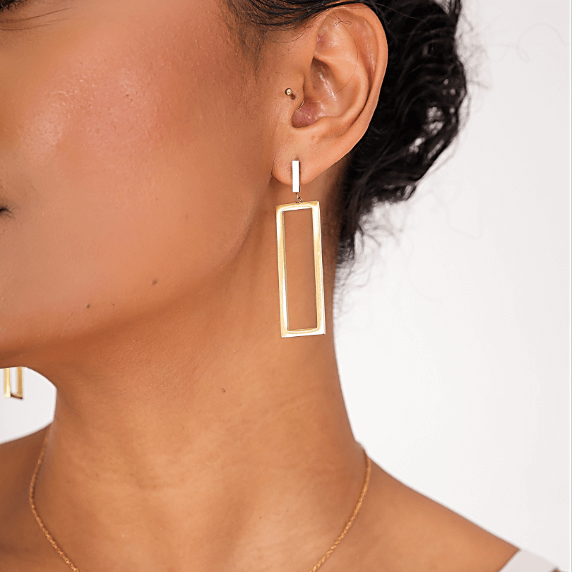 Brincos Paola - Banhados em Ouro 18k