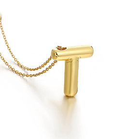 Colar 3D com Iniciais - Banhado em Ouro 18K