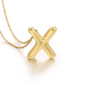 Colar 3D com Iniciais - Banhado em Ouro 18K