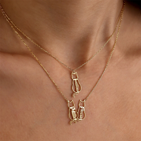 CatLove Colar + Pingente | Personalizado