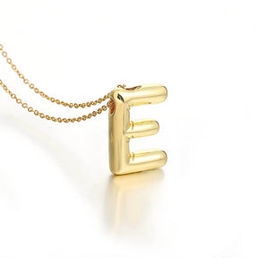 Colar 3D com Iniciais - Banhado em Ouro 18K