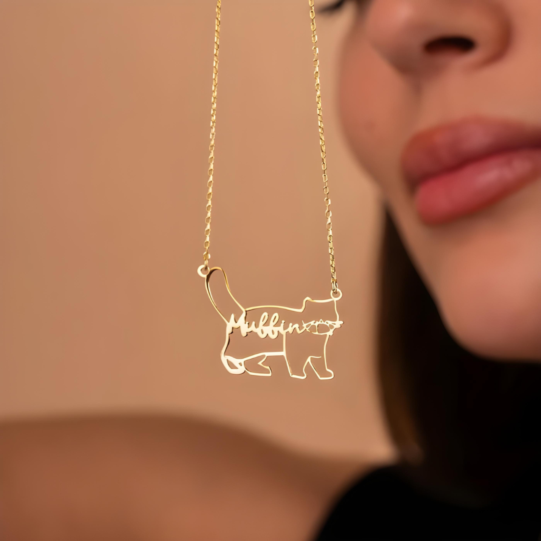 MyCat | Colar + Pingente Personalizado [PERSONALIZAÇÃO GRÁTIS POR TEMPO LIMITADO]