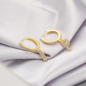 Brincos Celeste - Banhado em Ouro 18K