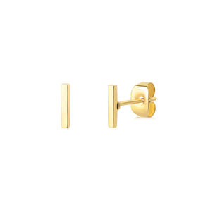 Brincos Minimalistas com letra Iniciais | Banhado em Ouro 18k