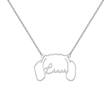 Colar Personalizado Orelhas Caninas | Banhado em Ouro 18K