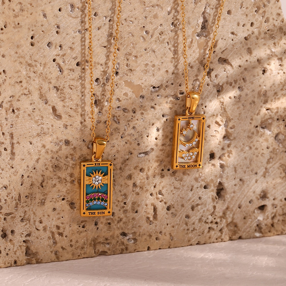 Colares Coleção Tarot | Banhado a Ouro 18K -