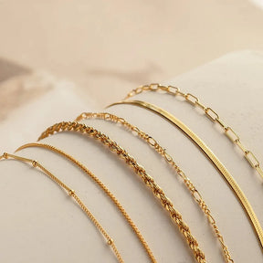 Elo Dourado Figaro | Banhado em Ouro 18k