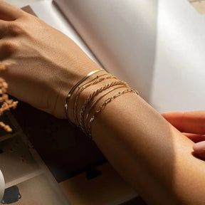 Elo Dourado Figaro | Banhado em Ouro 18k