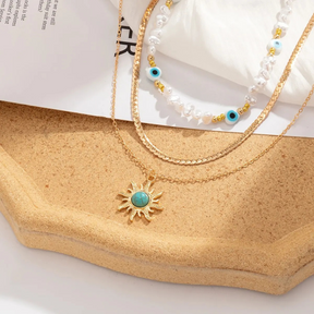 Conjunto de colar vintage + BRINDE