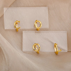 Par de Brincos Iniciais | Banhados em Ouro 18k