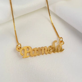 Colar com Nome Personalizado |  Banhado a Ouro 18k