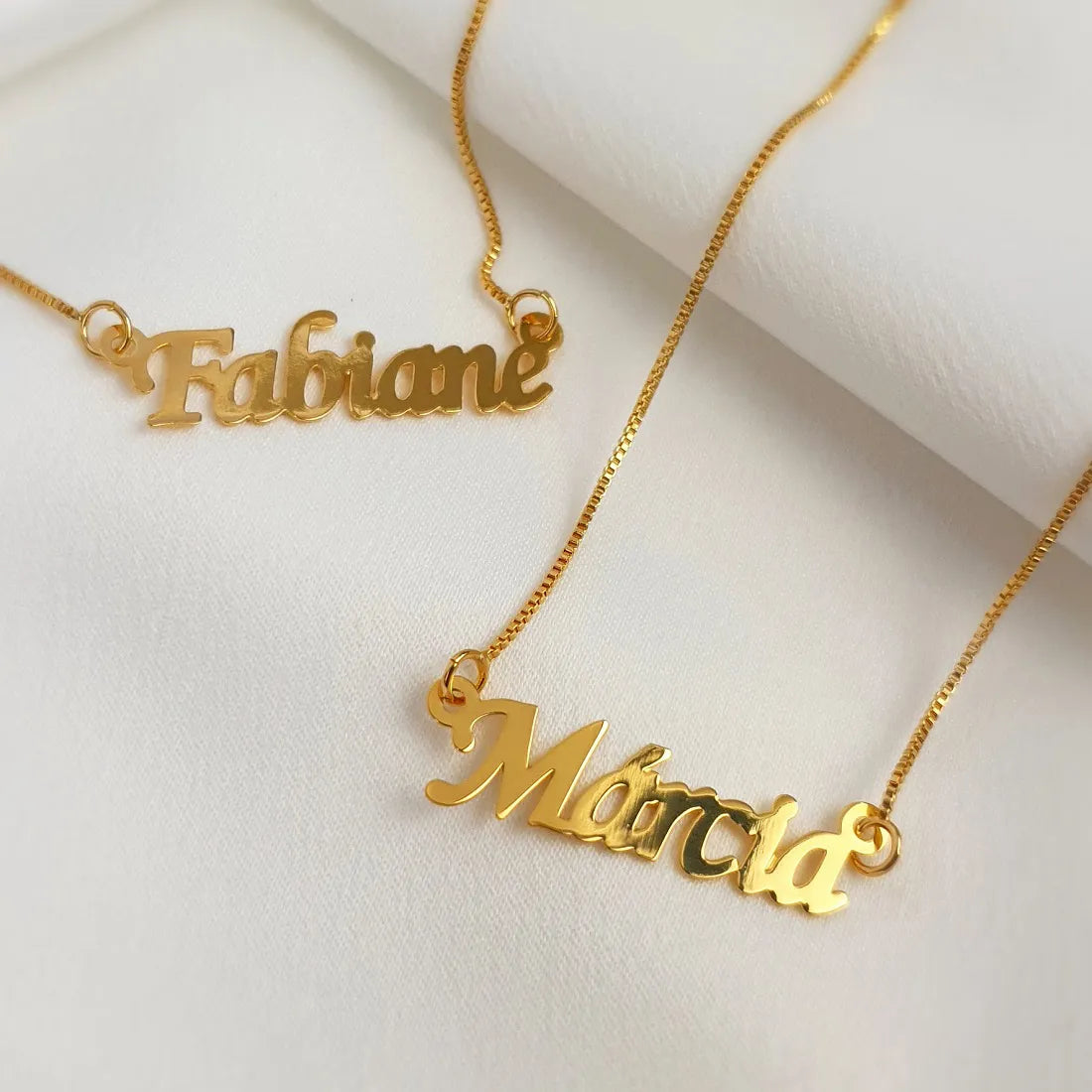 Colar com Nome Personalizado |  Banhado a Ouro 18k