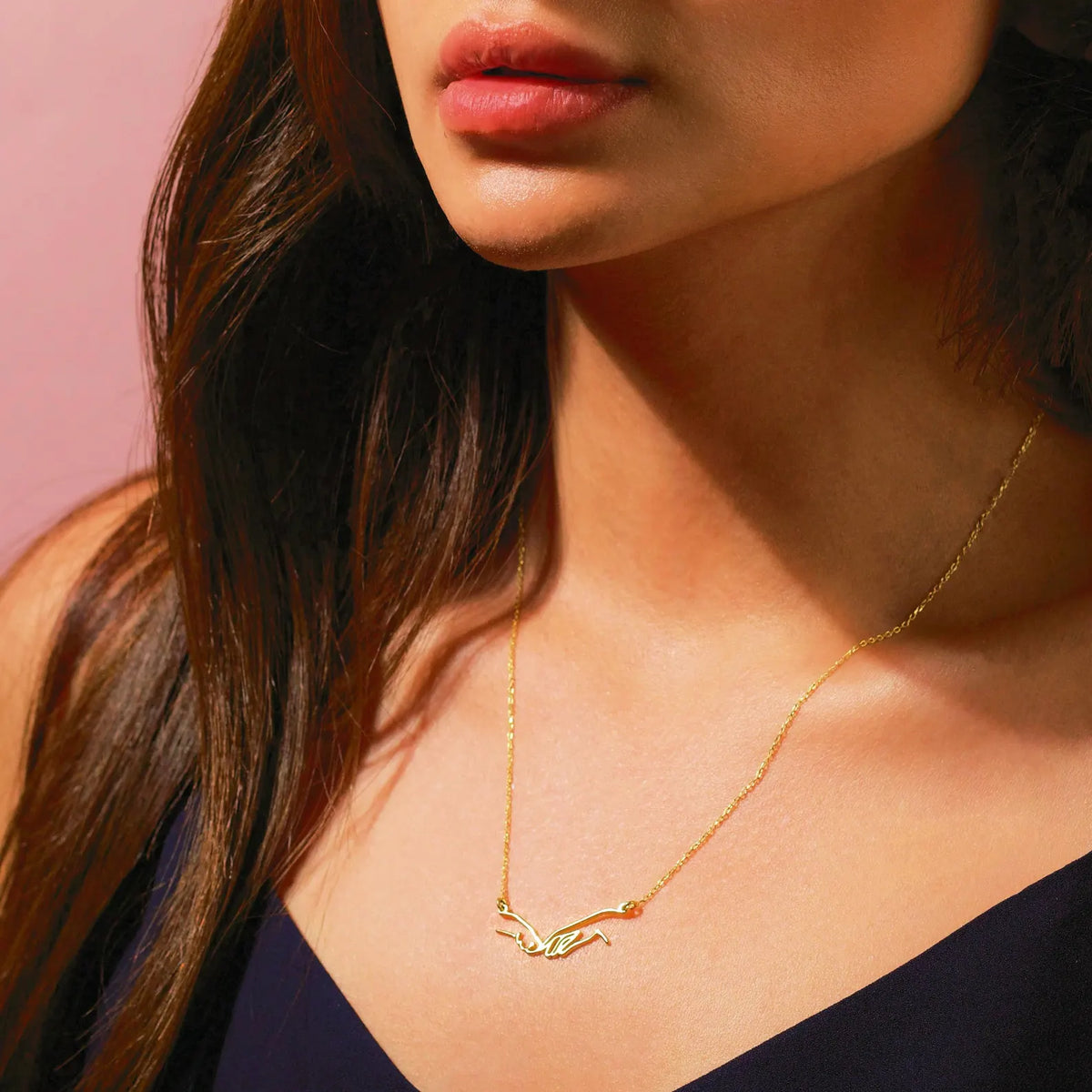 Colar Amor Mão & Pata| Banhado em Ouro 18K